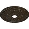 Ekena Millwork Warsaw Ceiling Medallion (Canopies up to 3 1/2"), 18"OD x 3 1/2"ID x 1 3/8"P, Stone Hearth Crackle CM18WASHC - alternate 4